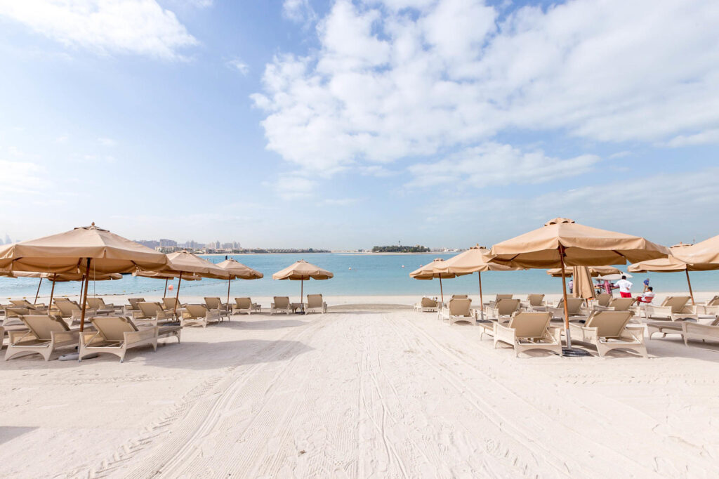 Beach at the Waldorf Astoria Dubai Palm Jumeirah