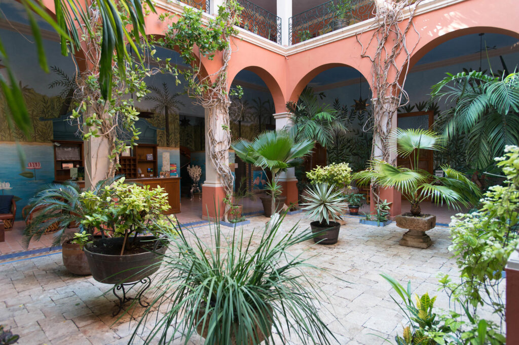 Lobby at the Hotel Casa San Angel