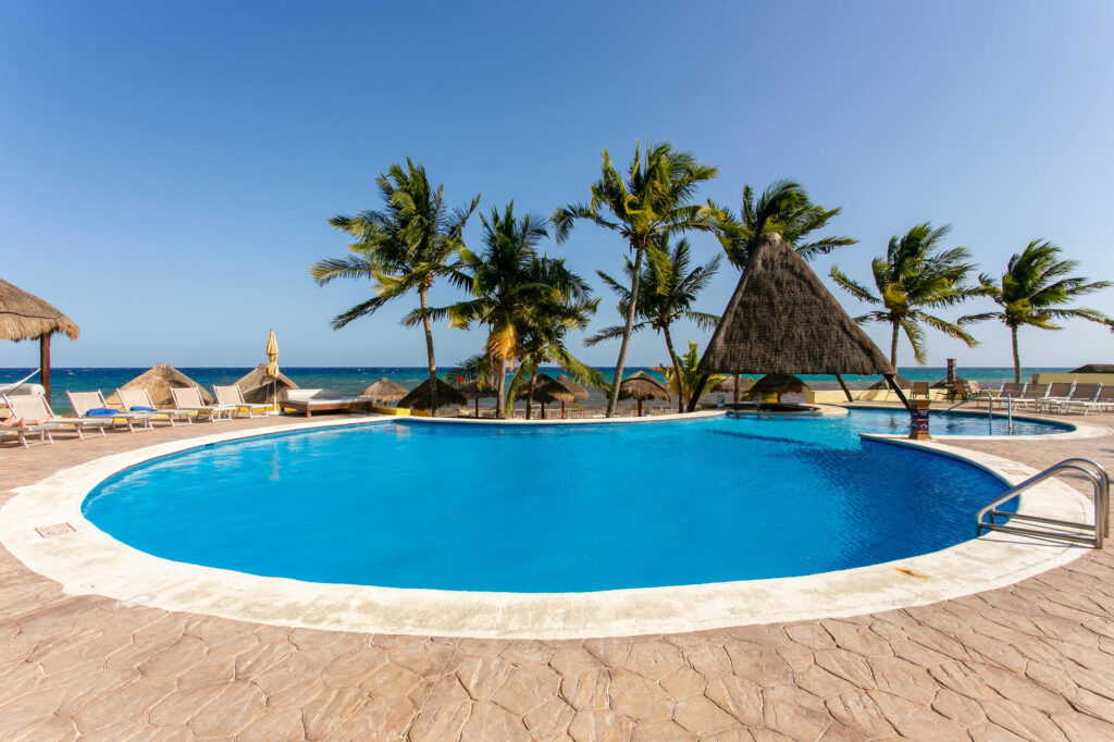 The Main Pool at the Melia Cozumel Golf - All Inclusive