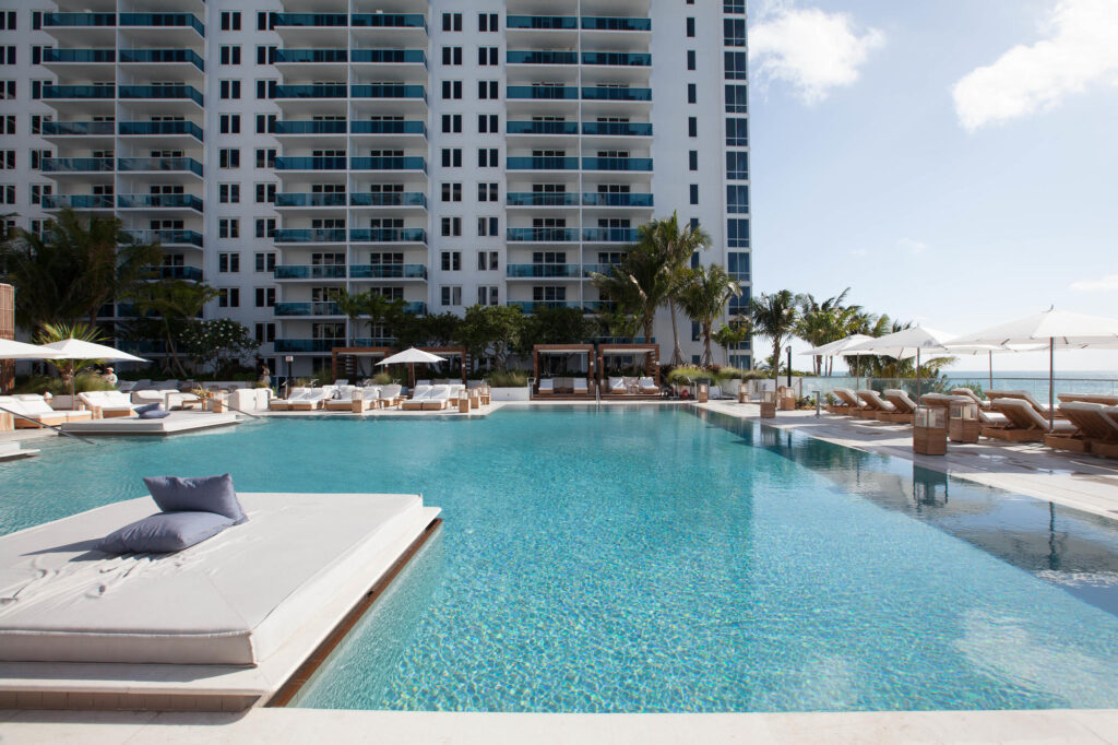 The Main Pool at the 1 Hotel South Beach