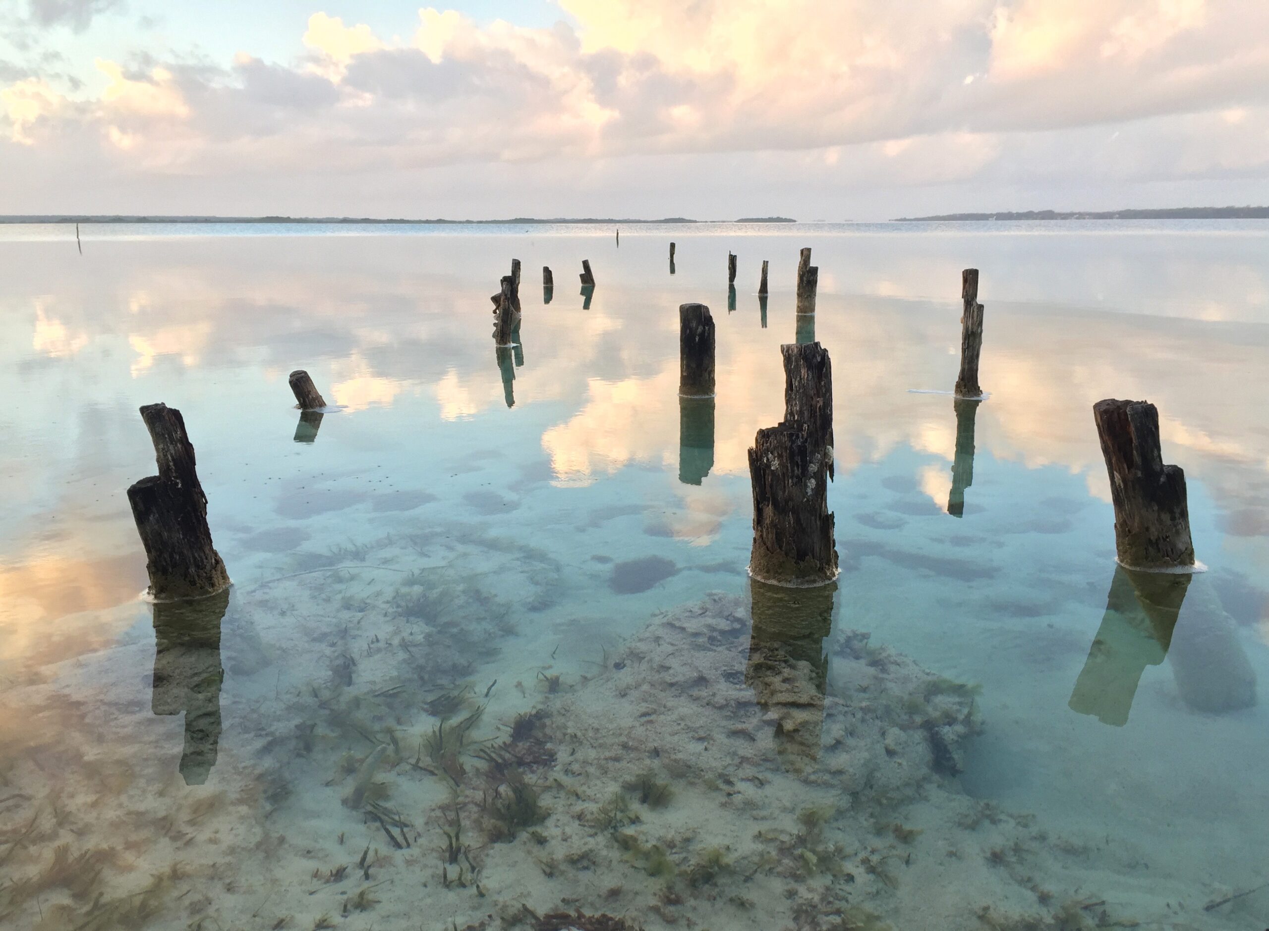 Lake of Seven Colors in Bacalar, Mexico