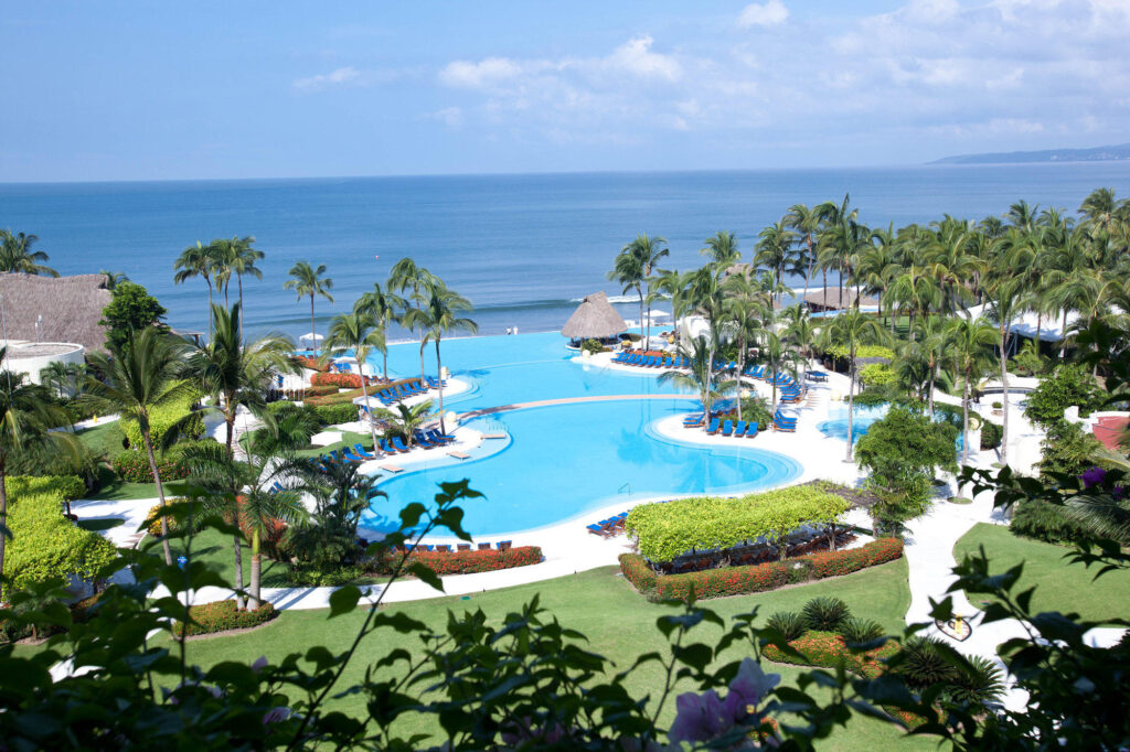 View from hotel at the Grand Velas Riviera Nayarit