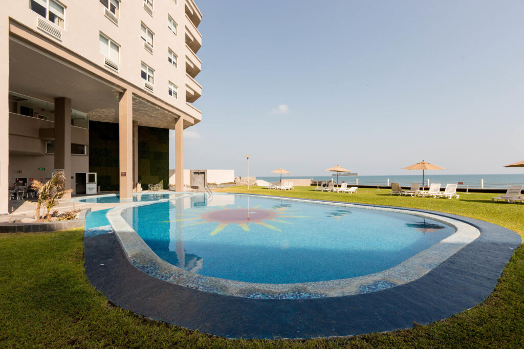 The Pool at the Hilton Inn Boca del Rio Veracruz