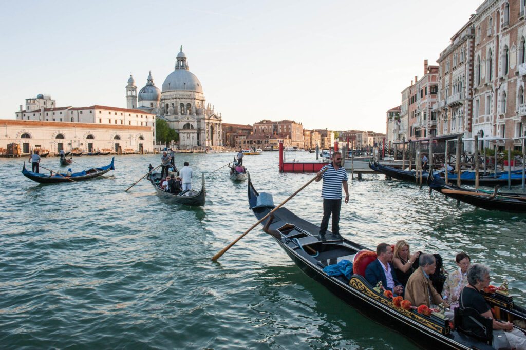 Gondolas in Venice, Italy