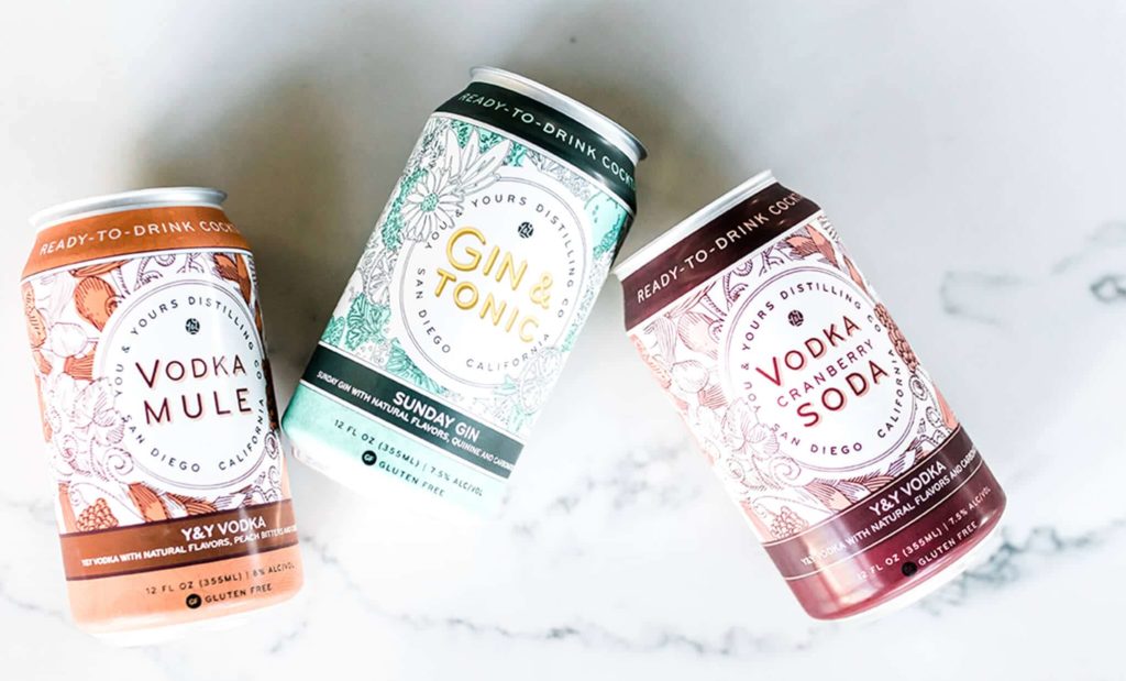 You & Yours brand canned cocktails